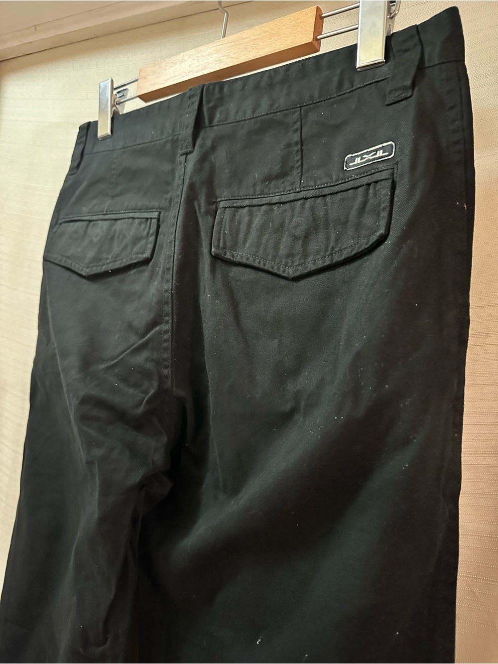 TXT Black Carpenter Work Pants Deadstock NWT 100% Cotton Straight Leg Size 30 - Picture 6 of 7